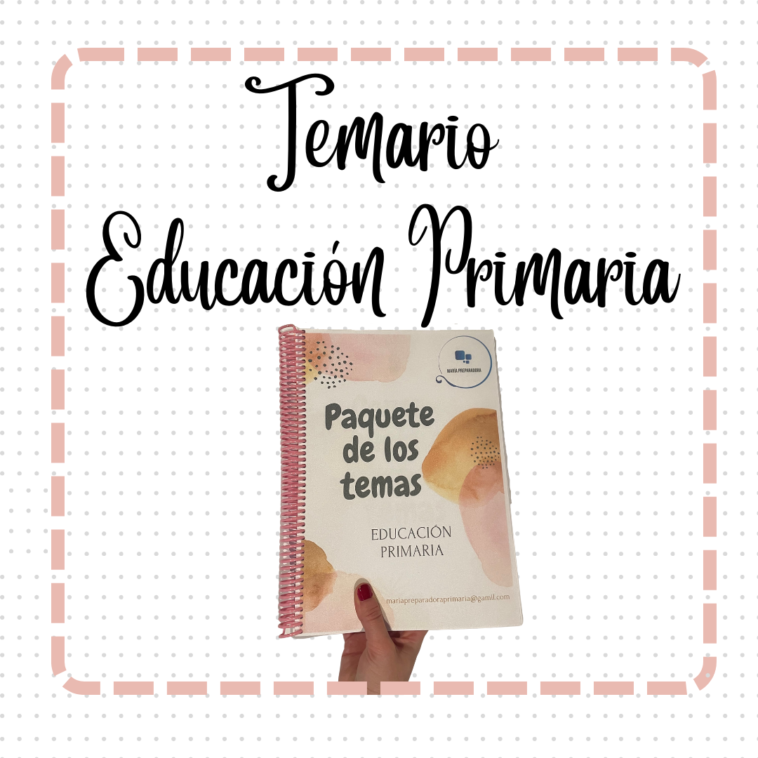 Temario educación primaria